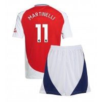 Arsenal Gabriel Martinelli #11 Domaci Dres za djecu 2024-25 Kratak Rukav (+ Kratke hlače)